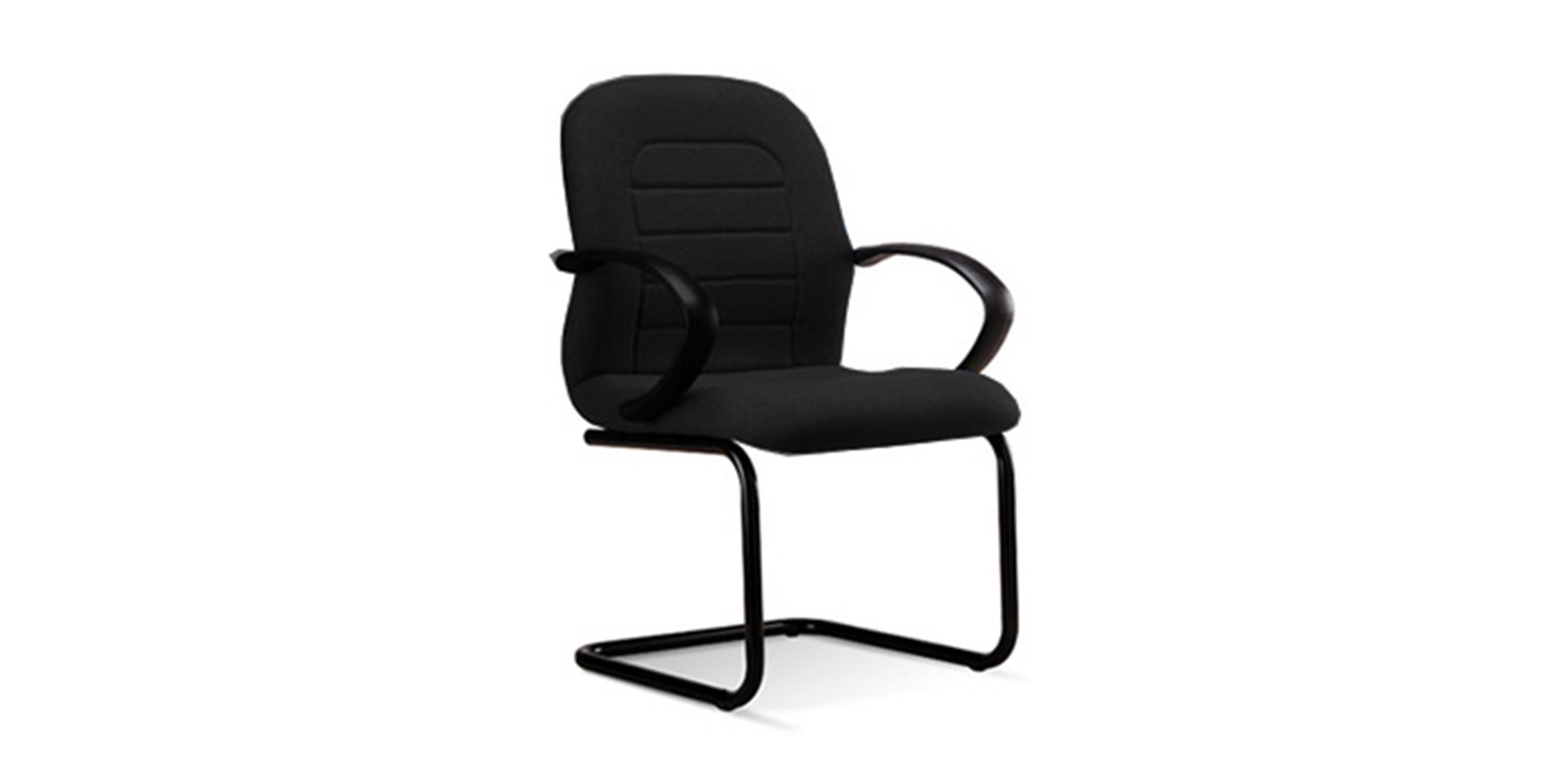 Visitors Chair ER 04 Seat Black Fabric