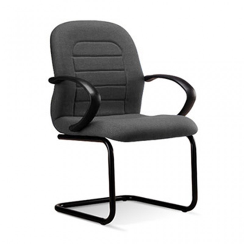 Visitors Chair ER 04 Seat Grey Fabric