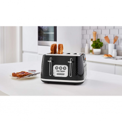 Morphy Richards 243010/EER Verve 4 Slice Black Toaster