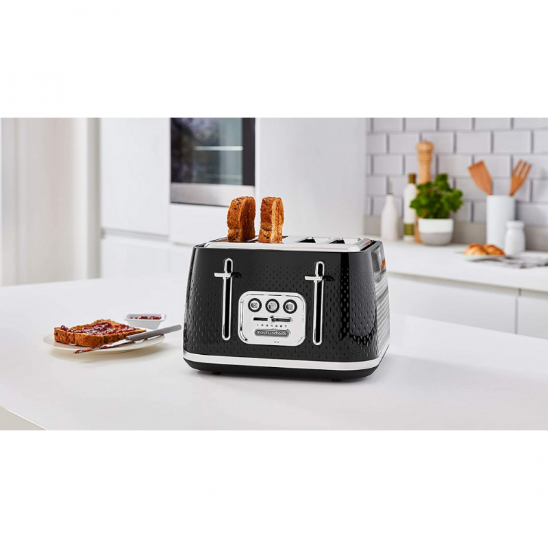 Morphy Richards 243010/EER Verve 4 Slice Black Toaster