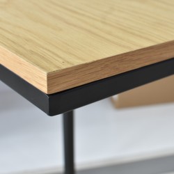 Adria Side Table MDF Oak Finish