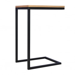 Adria Side Table MDF Oak Finish