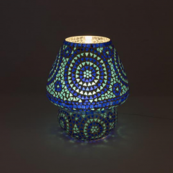Mosaic Glass Lamp LIWT-KGV209 L.Blue