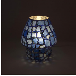 Mosaic Glass Lamp LIWT-KGV219 Blue