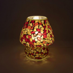 Mosaic Glass Lamp LIWT-KGV234 Red&Orange