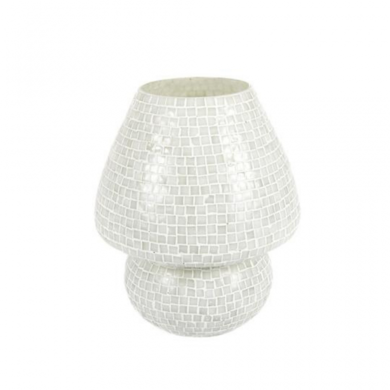 Mosaic Glass Lamp LIWT-KGV292 White
