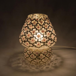 Mosaic Glass Lamp LIWT-KGV315 Transparent Base