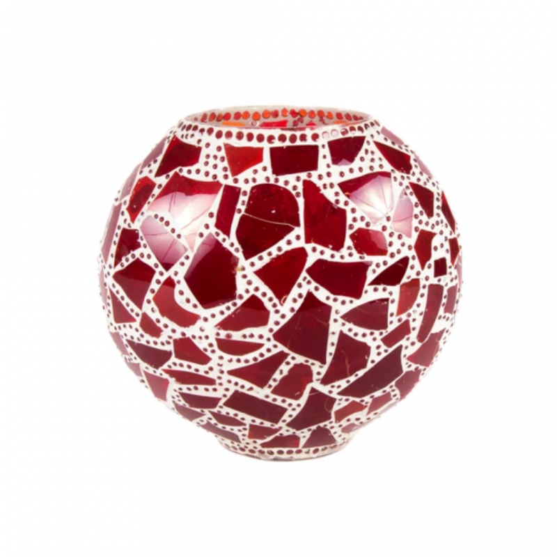 Mosaic Glass Lamp LIWT-KGV413 Red Mosaic Glass Lamp LIWT-KGV413 Red