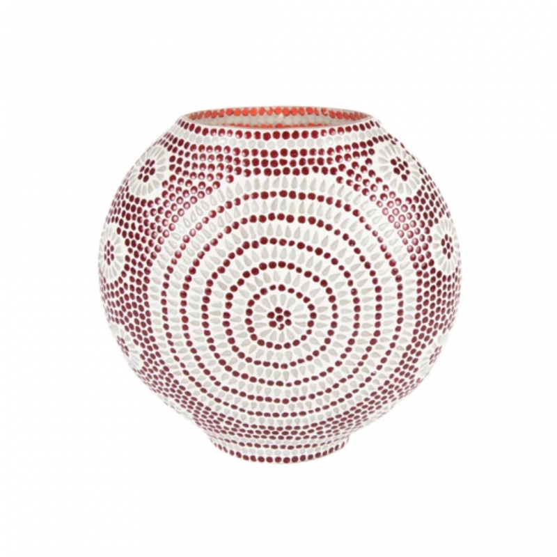 Mosaic Glass Lamp LIWT-KGV418 Orange&White Mosaic Glass Lamp LIWT-KGV418 Orange&White