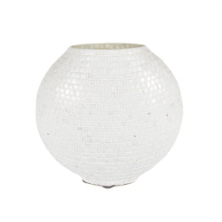 Mosaic Glass Lamp LIWT-KGV492 White