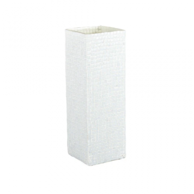 Mosaic Glass Lamp Cube LIWT-KGV792 White