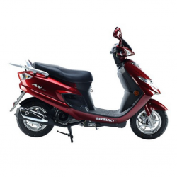 Suzuki AN125 Red 124CC Scooter