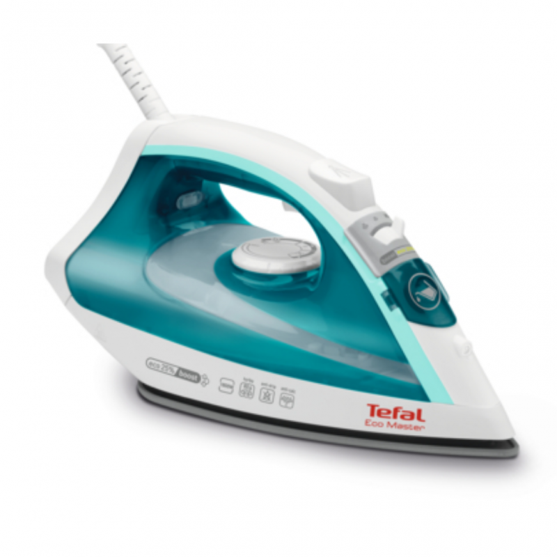 Tefal FV1721L0 Green 1800W Eco Master Steam Iron Tefal FV1721L0 Green 1800W Eco Master Steam Iron