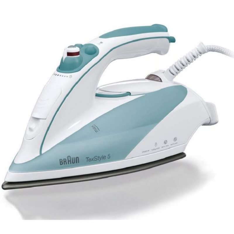 Braun TS515 TexStyle5 Eloxal Open Green Steam Iron Braun TS515 TexStyle5 Eloxal Open Green Steam Iron