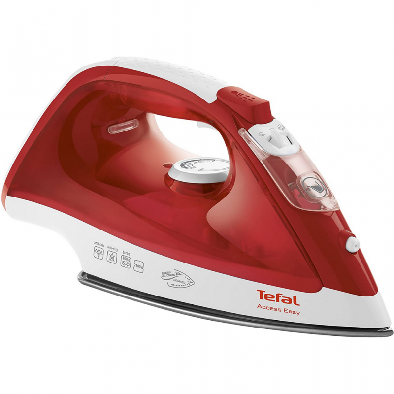 Tefal FV1533L0 Access Easy 2100W Red Steam Iron Tefal FV1533L0 Access Easy 2100W Red Steam Iron