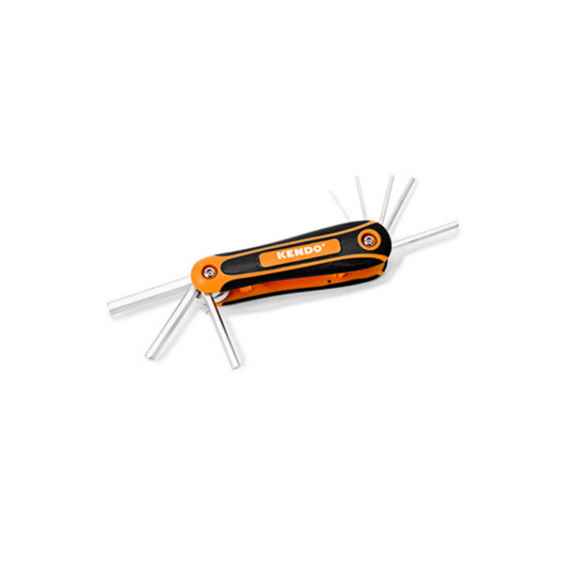 Kendo TKENDO-20717 SAAME FOLDING HEX KEY 8Pc SET Kendo TKENDO-20717 SAAME FOLDING HEX KEY 8Pc SET
