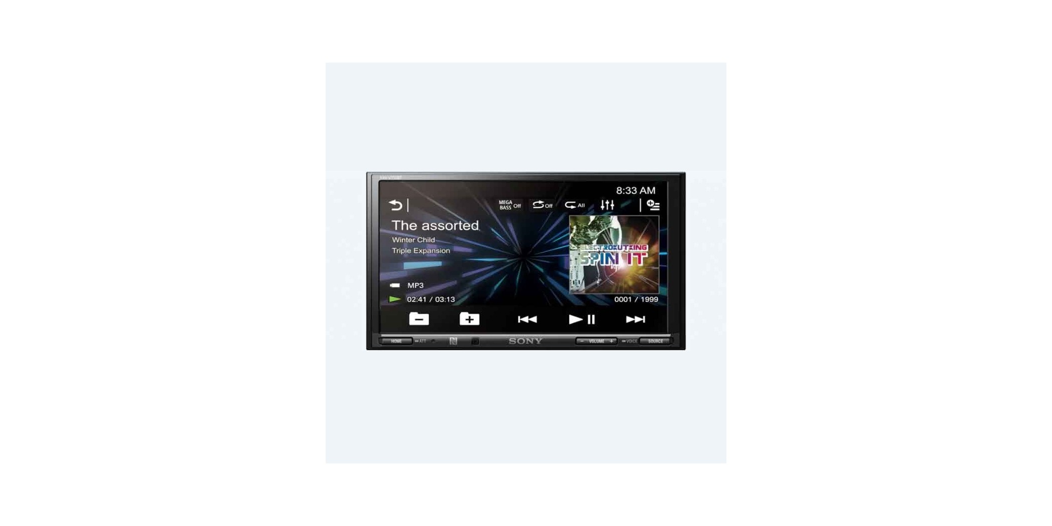 Sony XAVV750BT Car AV Receiver