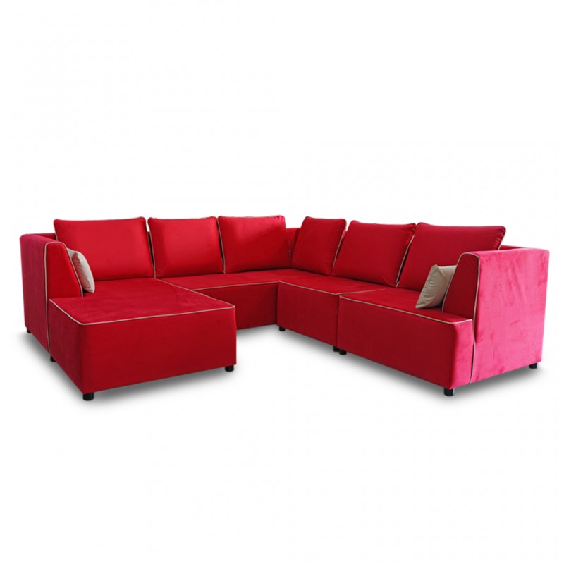 Vallusto Cranberry Large Sectional Corner Vallusto Cranberry Large Sectional Corner
