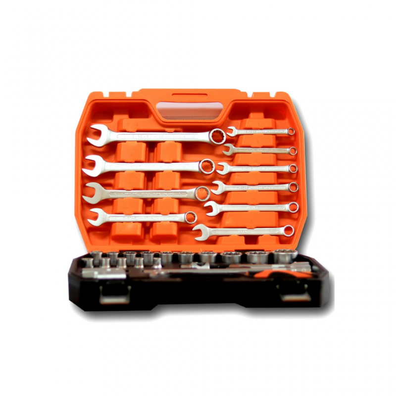 Kendo TKENDO-90584 KENDO 32PC MECHANICS TOOLS SET Kendo TKENDO-90584 KENDO 32PC MECHANICS TOOLS SET