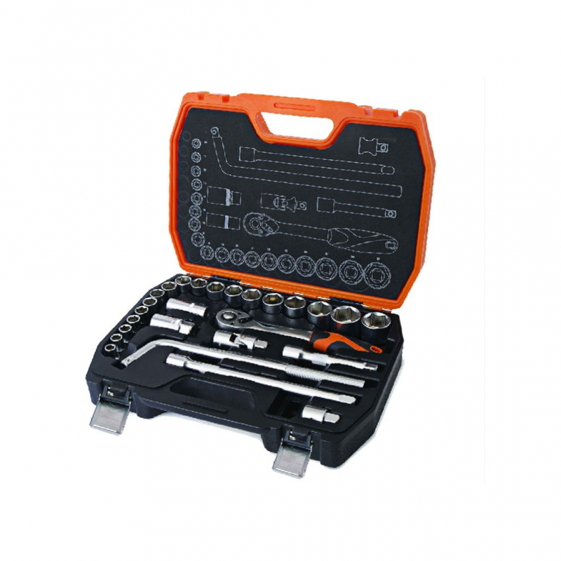 Kendo TKENDO-90565 SAAME SOCKET 26Pc SET 1/2'' Kendo TKENDO-90565 SAAME SOCKET 26Pc SET 1/2''