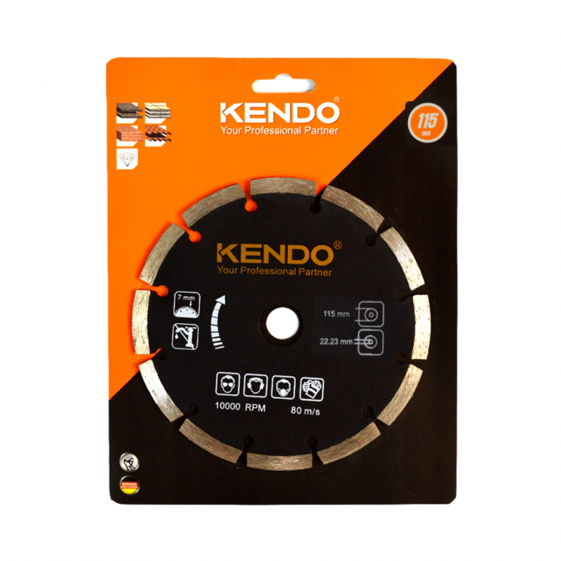Kendo TKENDO-6111112 KENDO DIAMOND BLADE SEGMENTED Kendo TKENDO-6111112 KENDO DIAMOND BLADE SEGMENTED