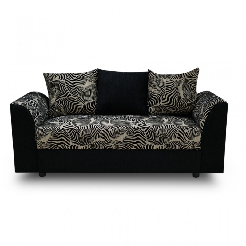 Blaydon Sofa 3+2+1 Fabric Black Blaydon Sofa 3+2+1 Fabric Black