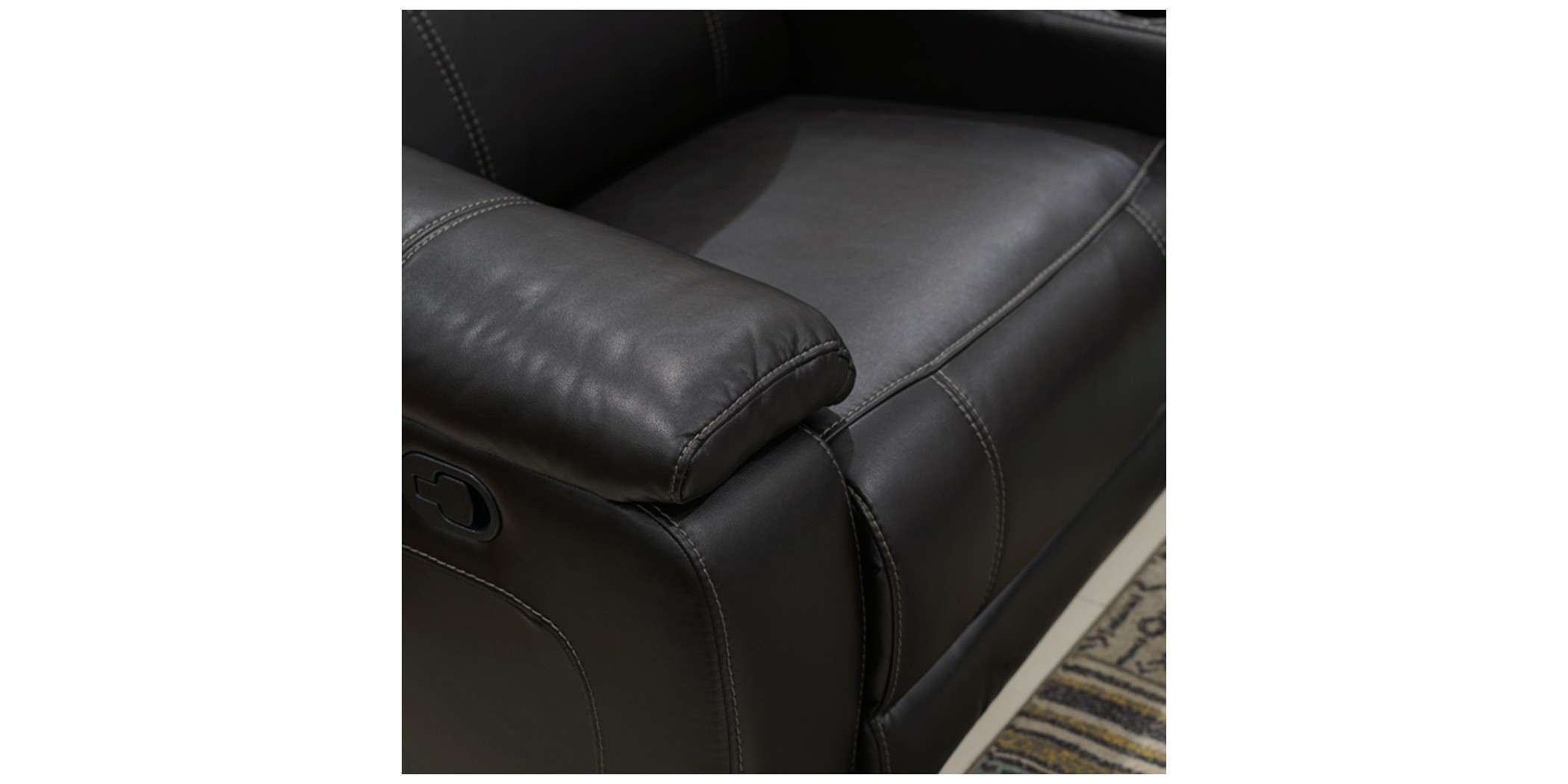 Laney Sofa Corner Brown Leather Gel