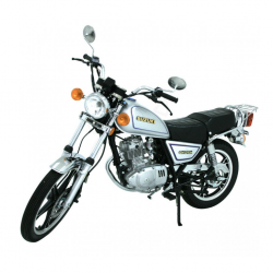 Suzuki GN125 Silver 124cc Motorbike