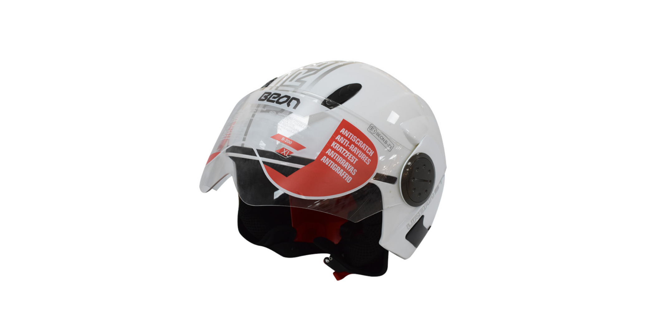 Beon B200 White Urban Style Helmet