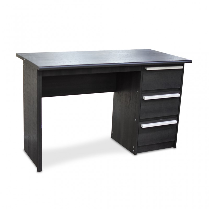 Graffic Office Table Melamine Ebony Oak Graffic Office Table Melamine Ebony Oak