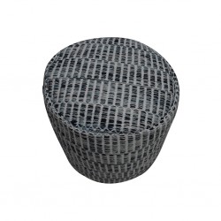 Pouf Hand Woven, Cotton & Polyester with EPS beans -SE-PF-1066