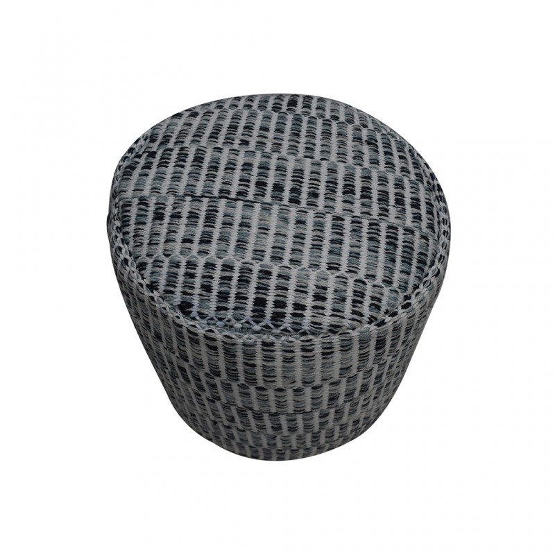 Pouf Hand Woven, Cotton & Polyester with EPS beans -SE-PF-1066