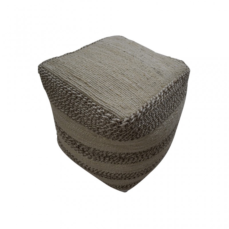 Pouf Hand Woven,Jute  with EPS beans filling insid- SE-PF-1092