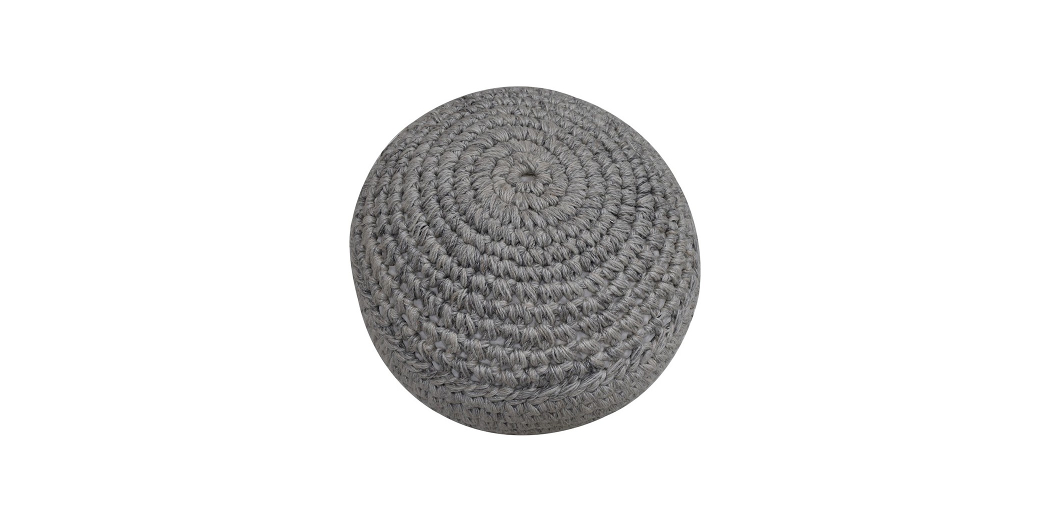 Pouf Hand Knitted, Pet wool with EPS beans fillinSEPF1106