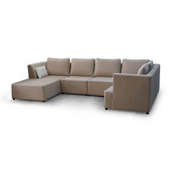 Vallusto Latte Large Sectional Corner