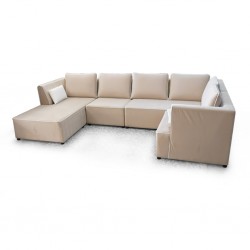 Vallusto Latte Large Sectional Corner