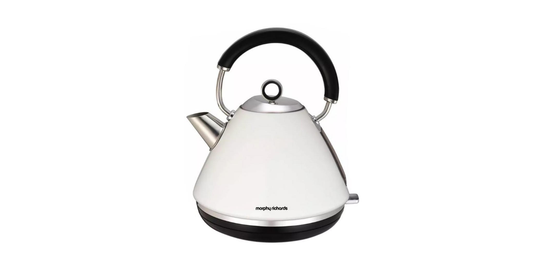Morphy Richards 102005/EE White Acc Pyramid Kettle