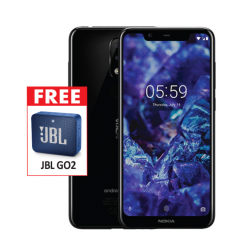 Nokia 5.1 Plus Black & Free JBL GO2