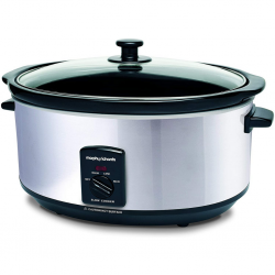 Morphy Richards 48715EE 6.5L Oval S/S Slow Cooker