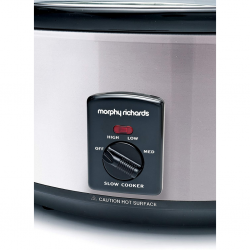 Morphy Richards 48715EE 6.5L Oval S/S Slow Cooker