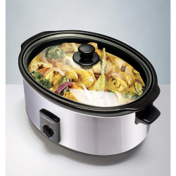 Morphy Richards 48715EE 6.5L Oval S/S Slow Cooker