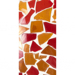 Mosaic Glass Lamp LIWT-KGV234 Red&Orange