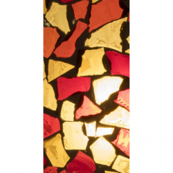 Mosaic Glass Lamp LIWT-KGV234 Red&Orange