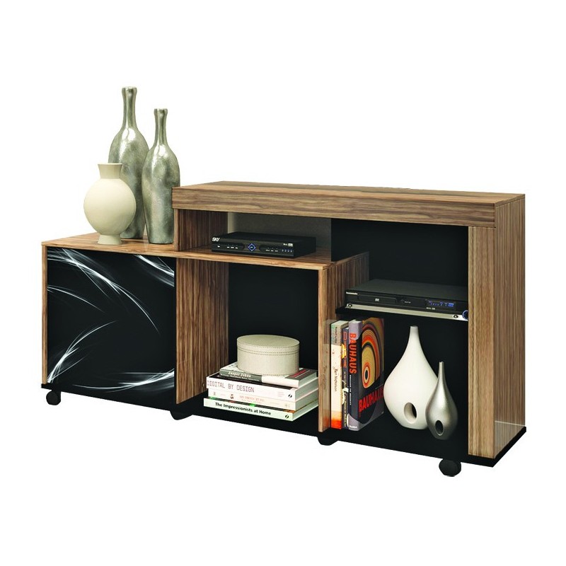 New Flash Low TV Cabinet Brown Particle Board