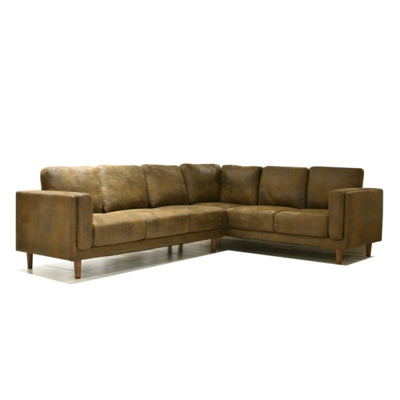 Emsworth Sofa Corner LHF Brown M/F