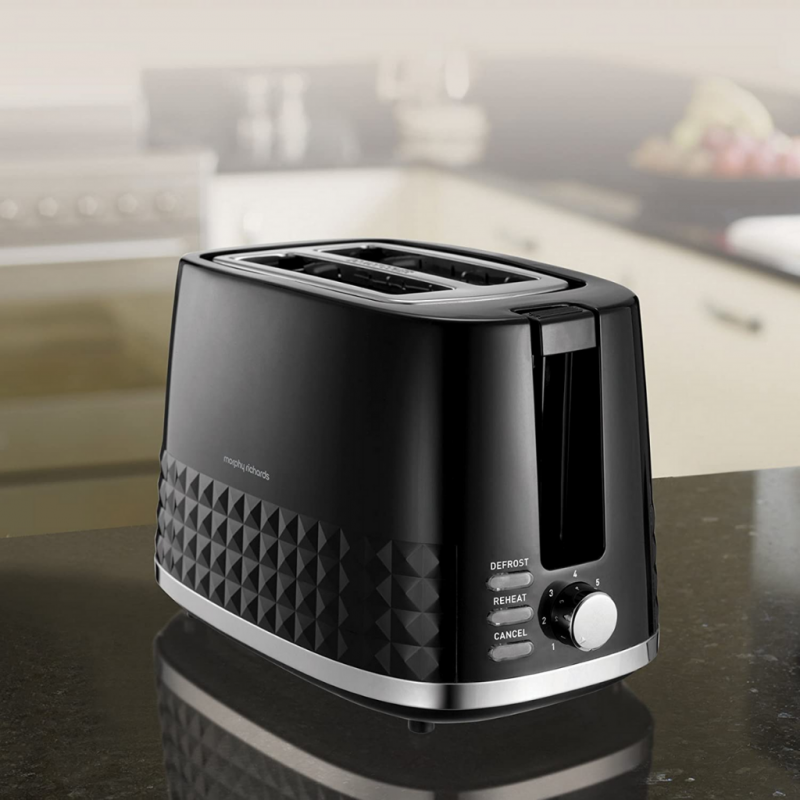 Morphy Richards 220021 Dimension BK 2 Slice Toaster