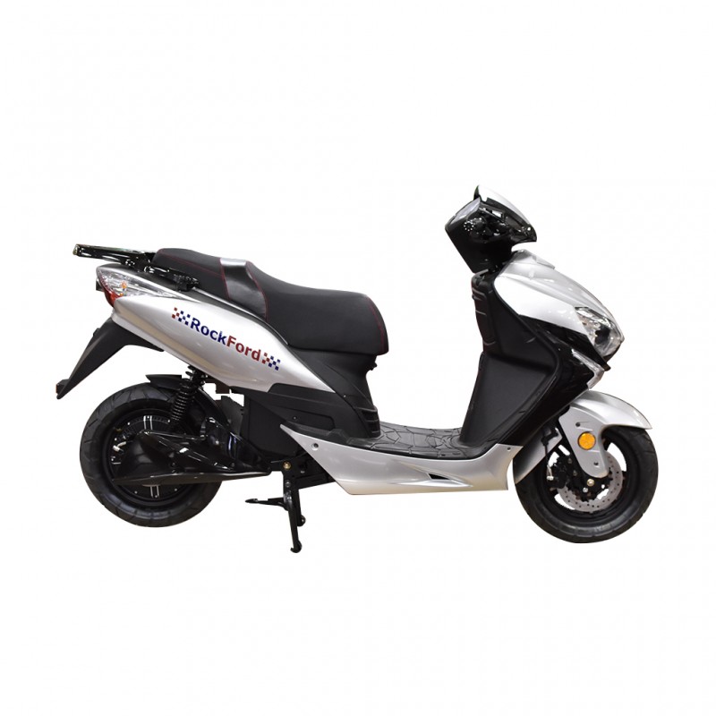 Rockford TMEC 514 2000 Watts (2Kw) Electric Motorcycle Silver Bike