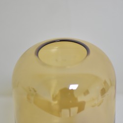 Vase 18cm, brown glass