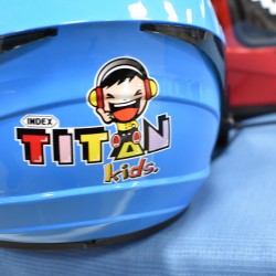 Index Titan Kids Blue Helmet