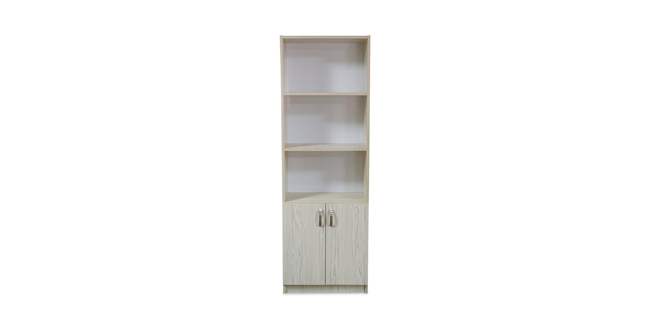 Bookshelf 2 Doors & 3 Tiers Door MDF